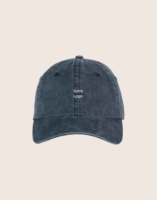 La casquette délavée en coton biologique
